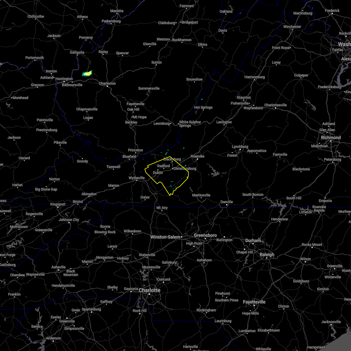 Interactive Hail Maps Hail Map for Pulaski, VA