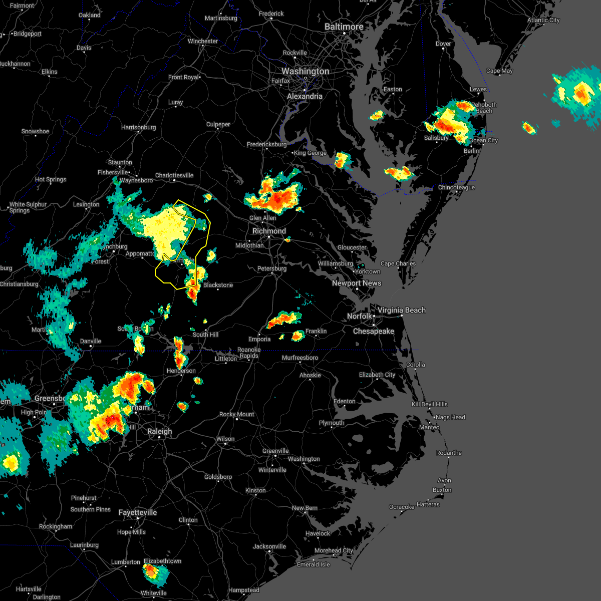 Interactive Hail Maps Hail Map for Scottsville, VA