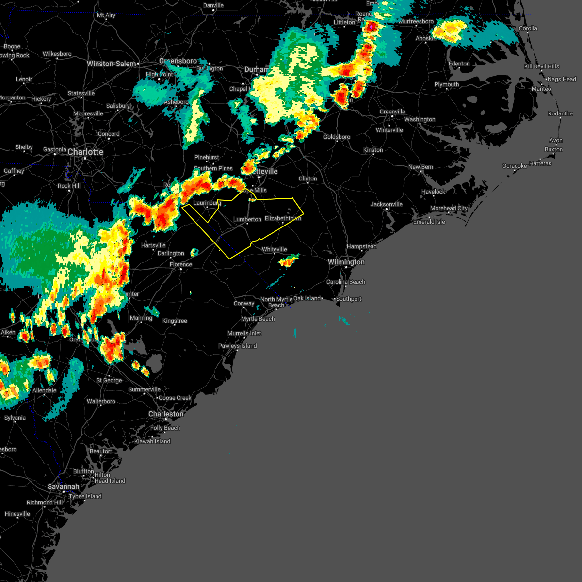 Interactive Hail Maps Hail Map for Fairmont, NC
