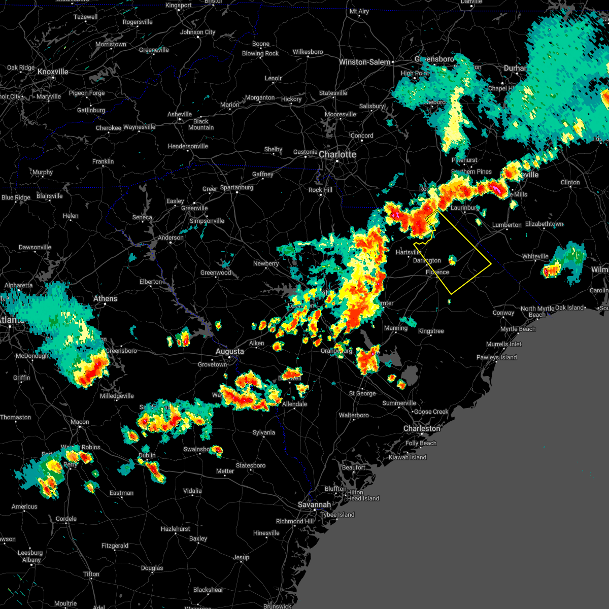 Interactive Hail Maps Hail Map for Latta, SC