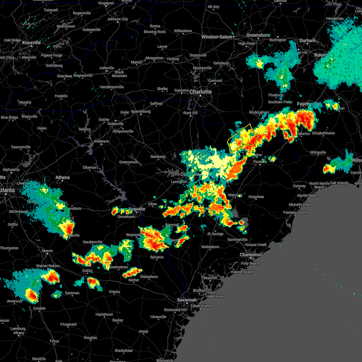 Interactive Hail Maps Hail Map for McBee, SC