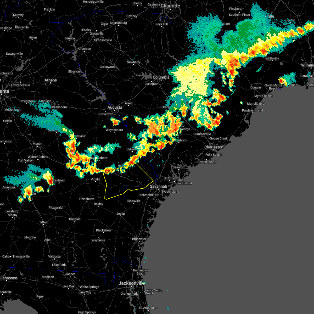 Interactive Hail Maps Hail Map for Claxton, GA