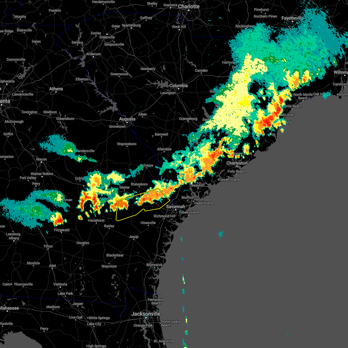 Interactive Hail Maps Hail Map for Claxton, GA