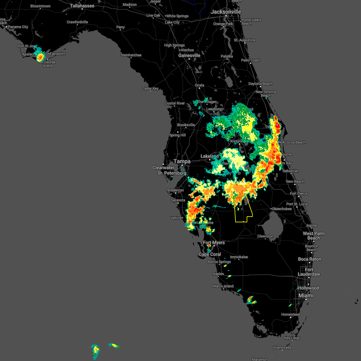Interactive Hail Maps Hail Map for Lake Placid, FL