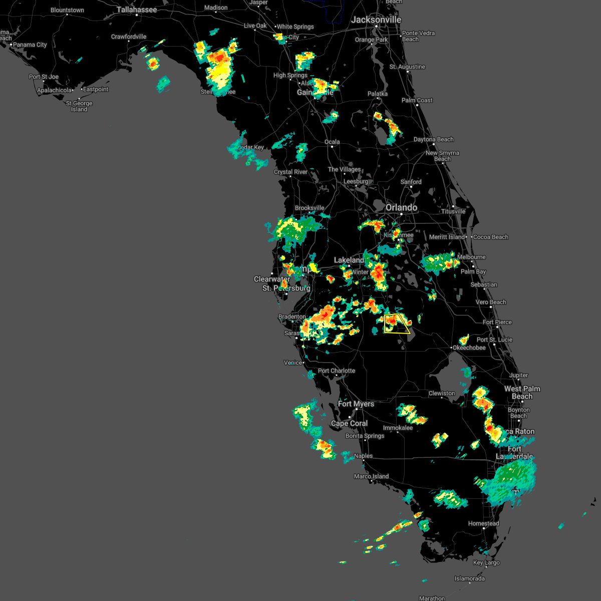 Interactive Hail Maps Hail Map for Sebring, FL