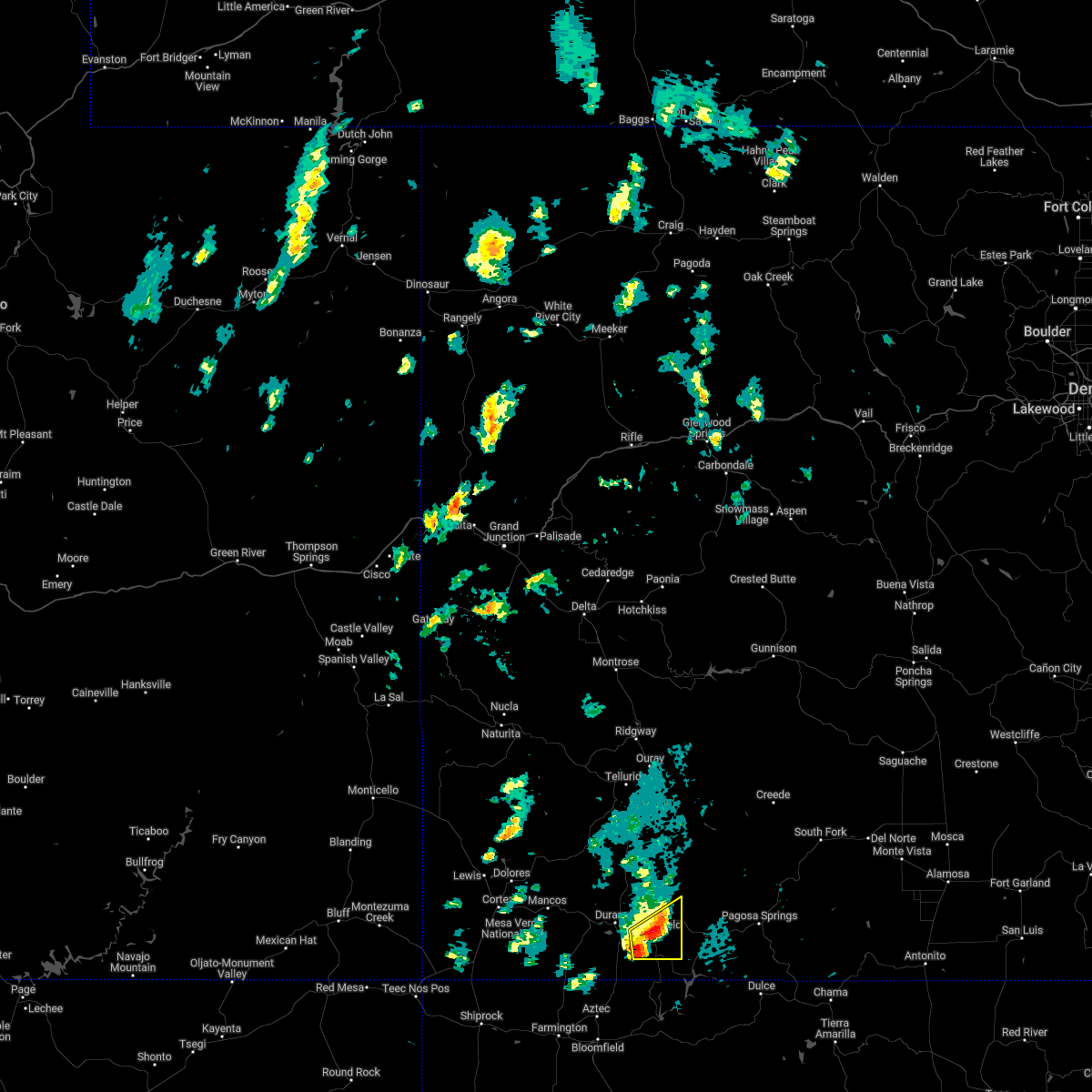 Interactive Hail Maps Hail Map for Bayfield, CO