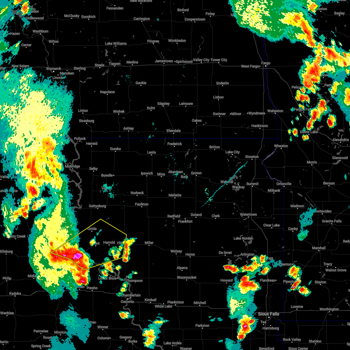 Interactive Hail Maps Hail Map for Highmore, SD