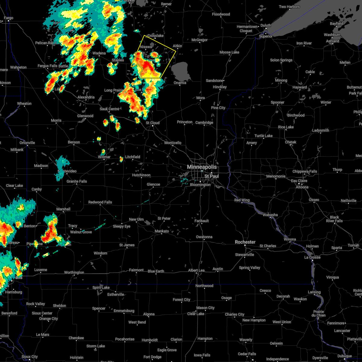 Interactive Hail Maps Hail Map for Brainerd, MN