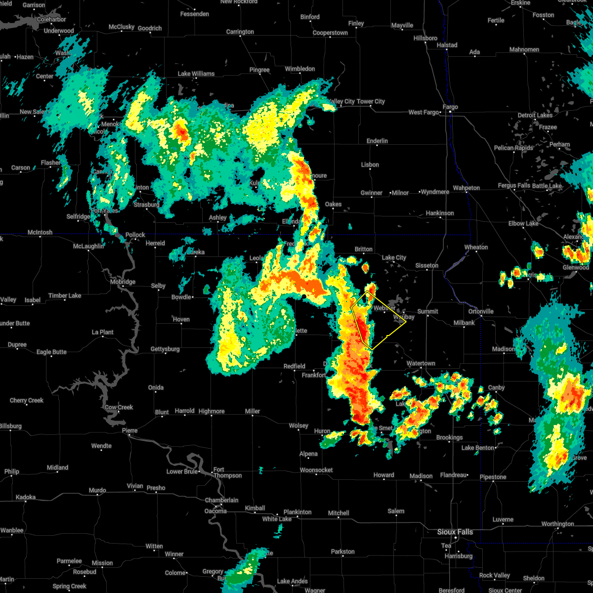 Interactive Hail Maps Hail Map for Bristol, SD