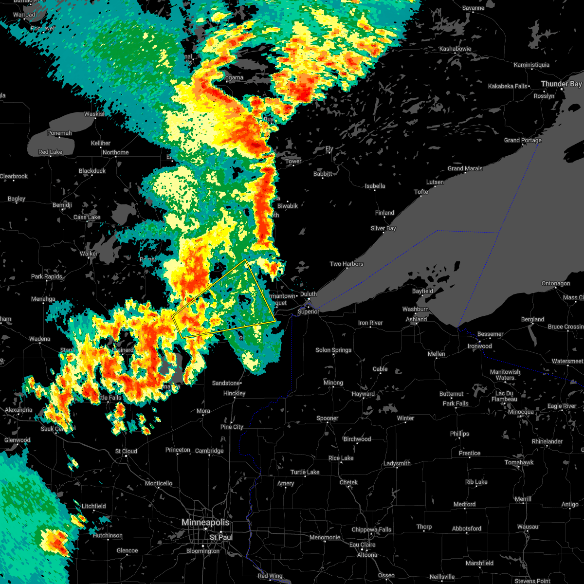 Interactive Hail Maps Hail Map for Palisade, MN