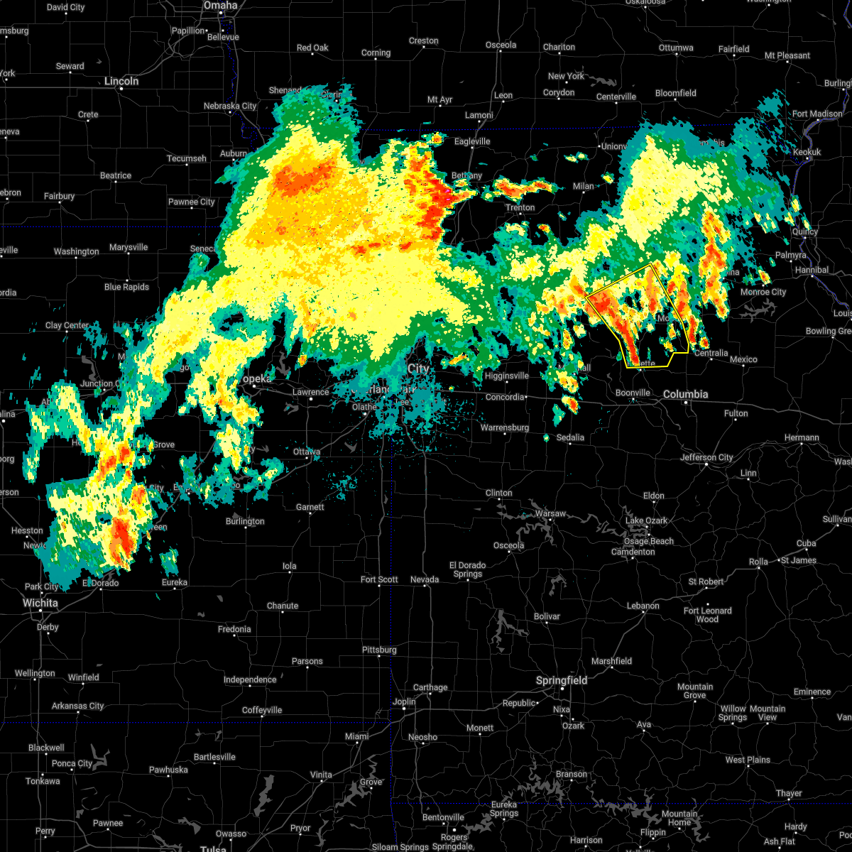 Interactive Hail Maps Hail Map for Armstrong, MO