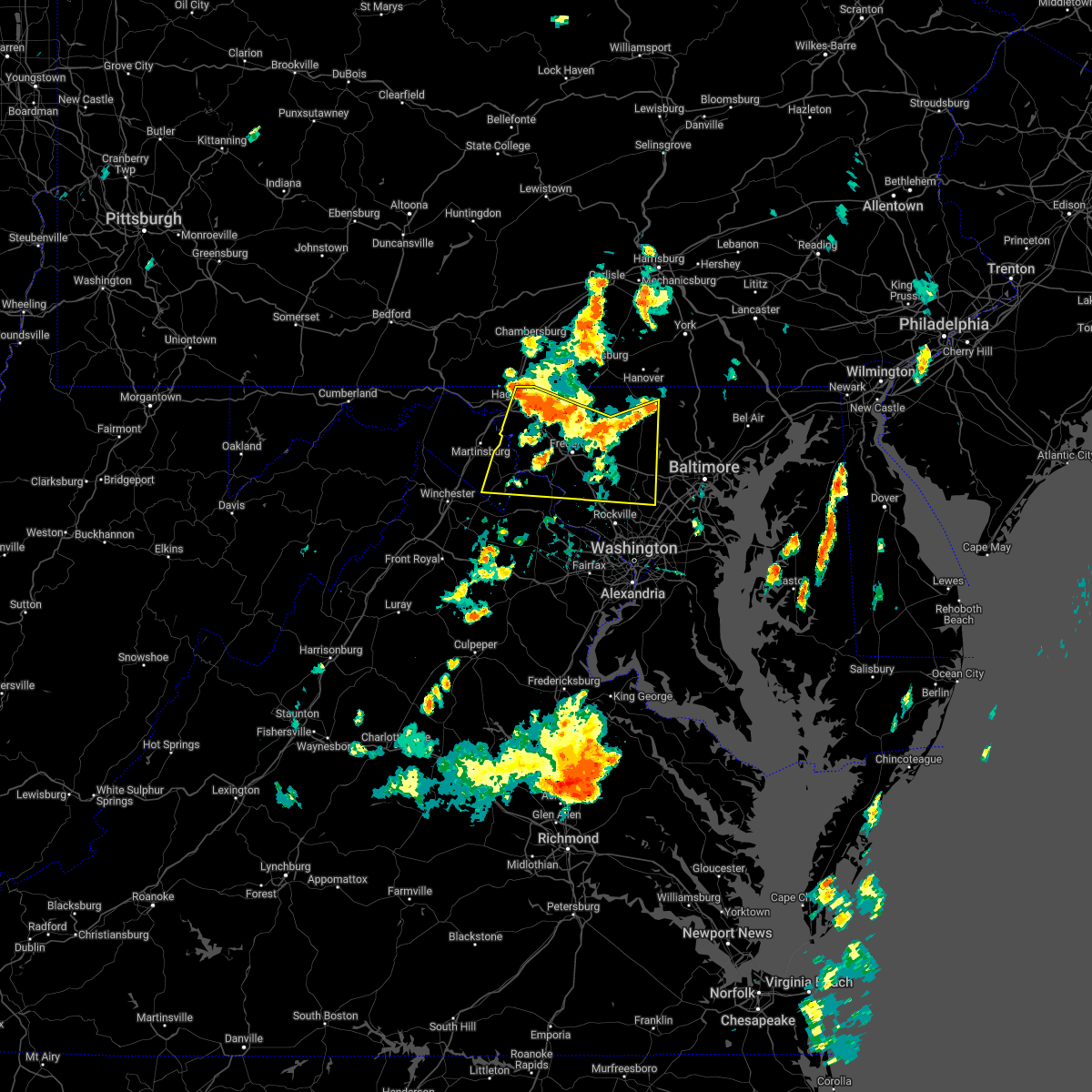 Interactive Hail Maps Hail Map for Westminster, MD