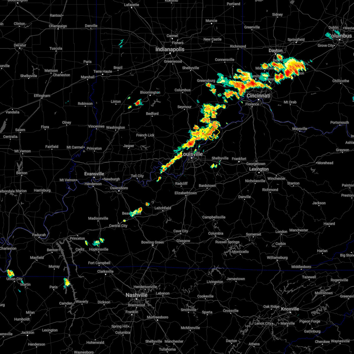 Interactive Hail Maps Hail Map for Milton, KY