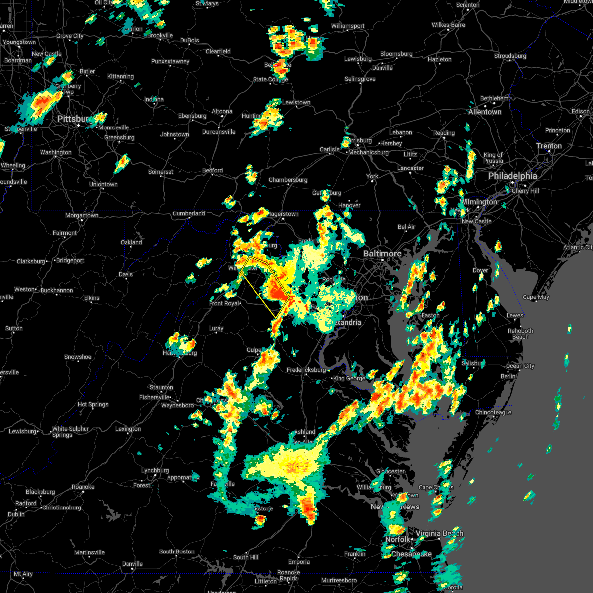 Interactive Hail Maps Hail Map for Middleburg, VA