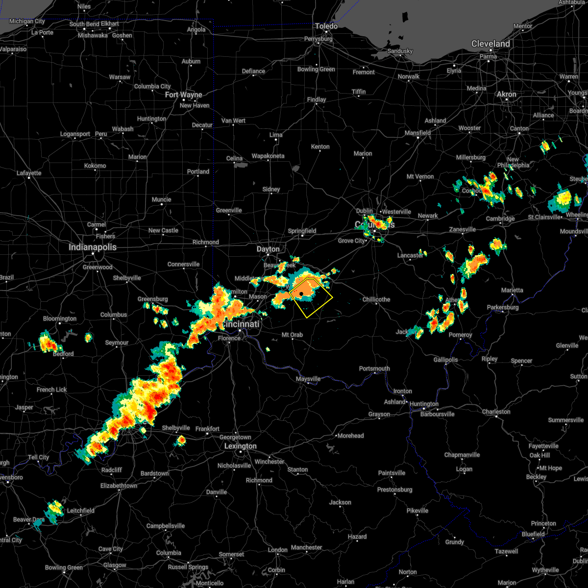 Interactive Hail Maps Hail Map for Sabina, OH