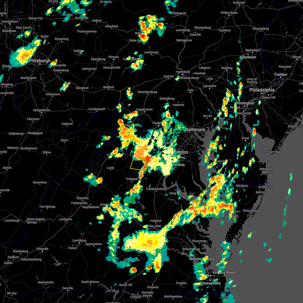 Interactive Hail Maps Hail Map for Warrenton, VA
