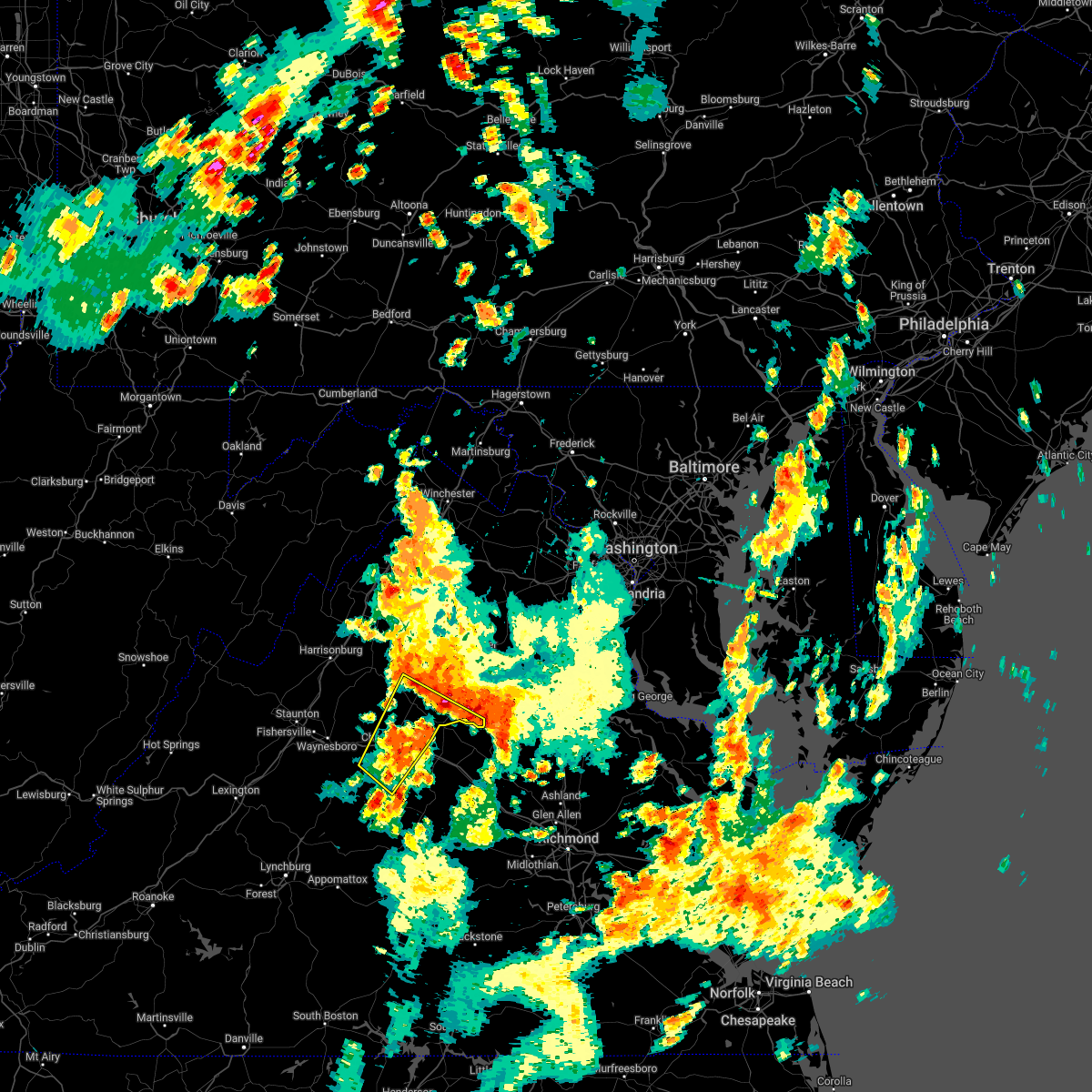 Interactive Hail Maps Hail Map for Ruckersville, VA