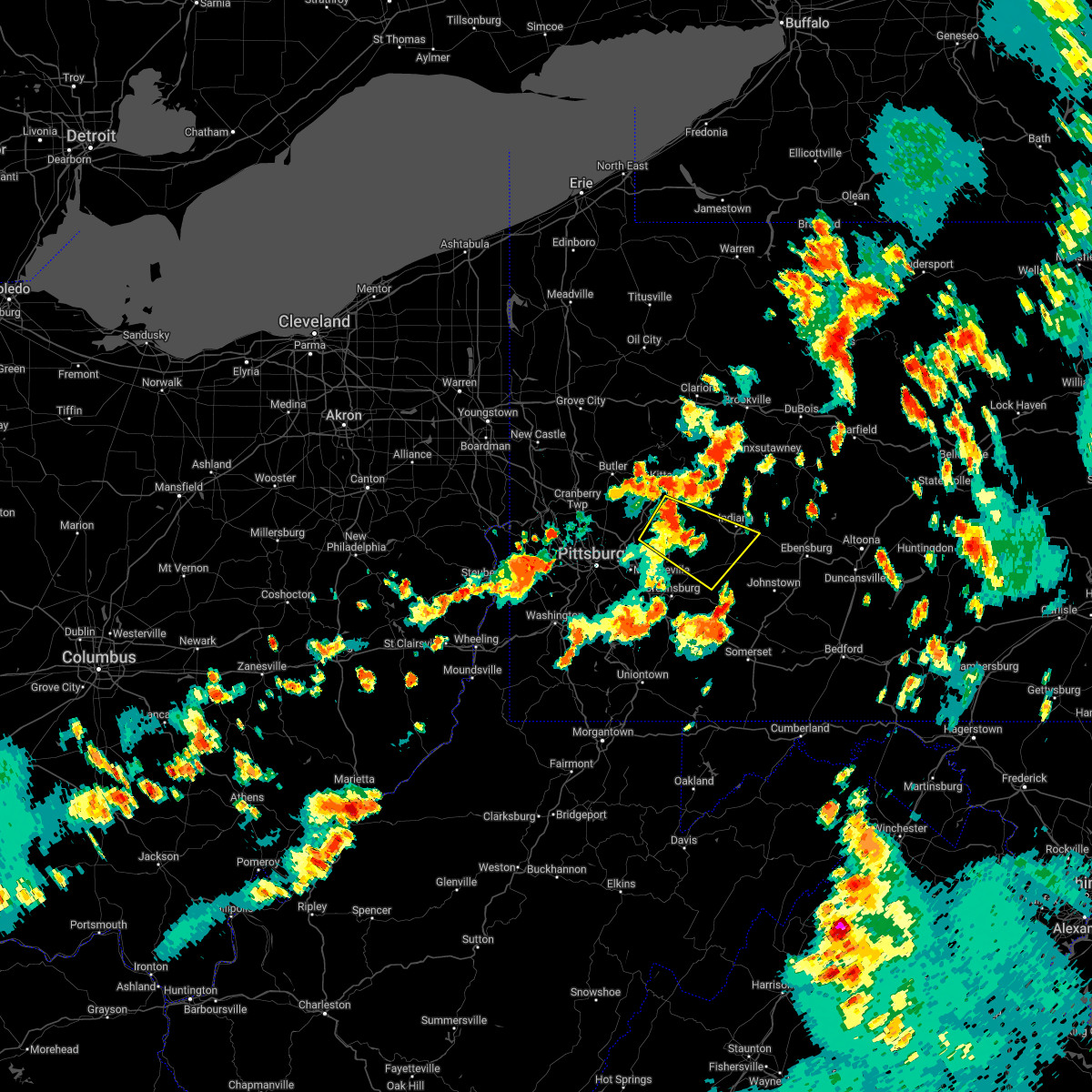 Interactive Hail Maps Hail Map for New Kensington, PA