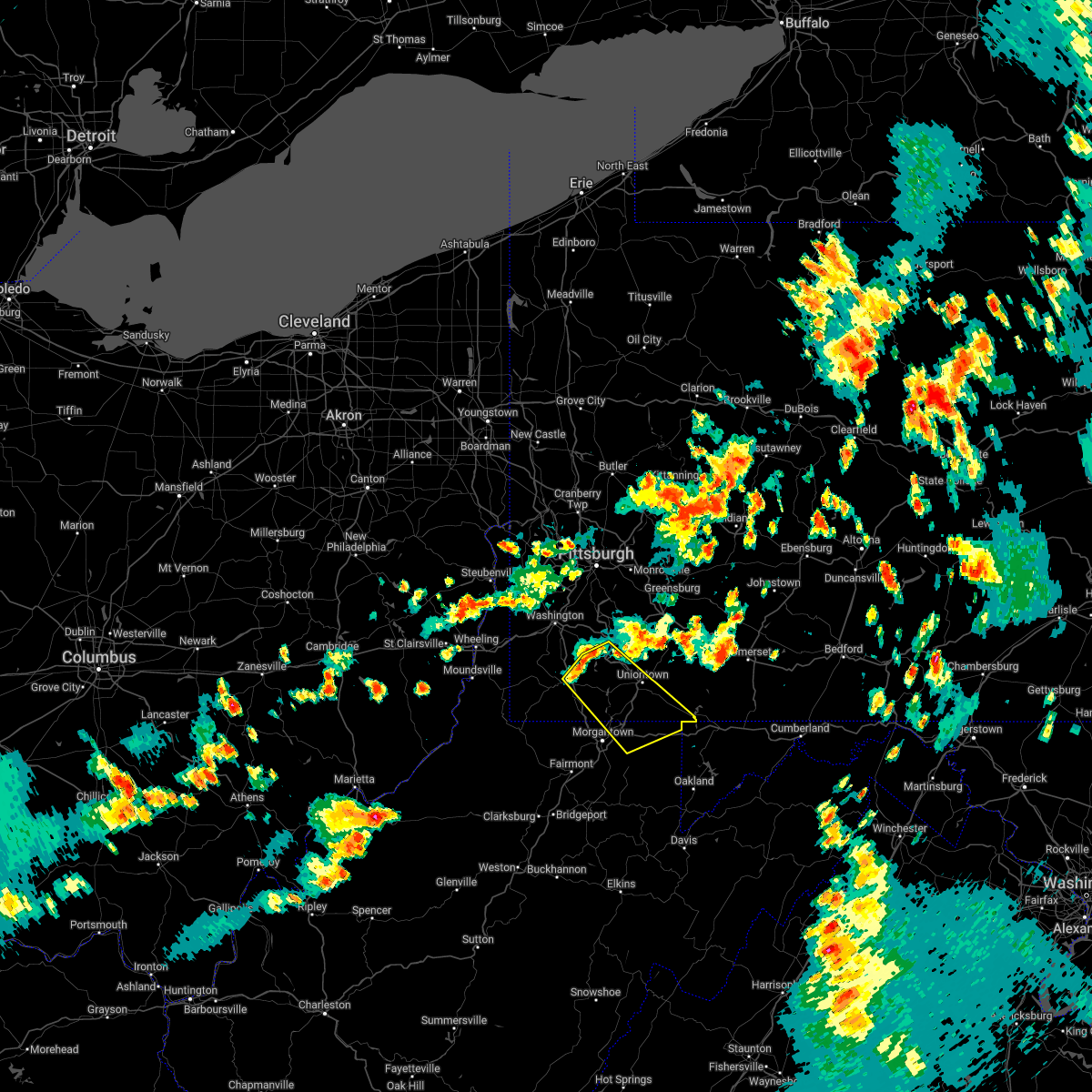 Interactive Hail Maps Hail Map for WV
