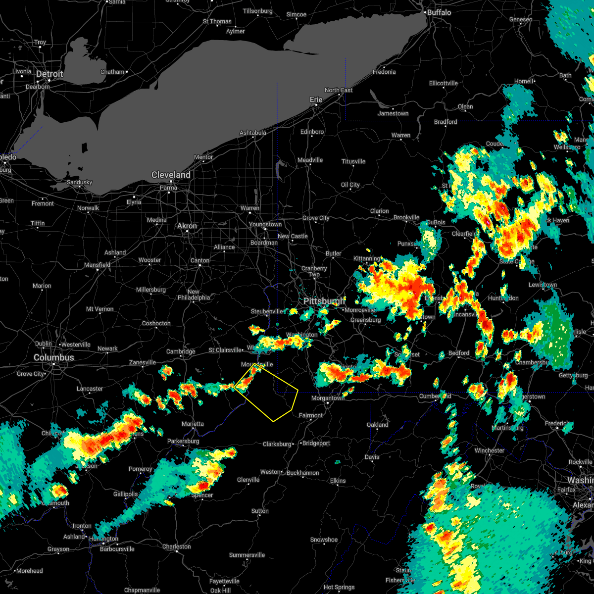 Interactive Hail Maps Hail Map for Clarington, OH