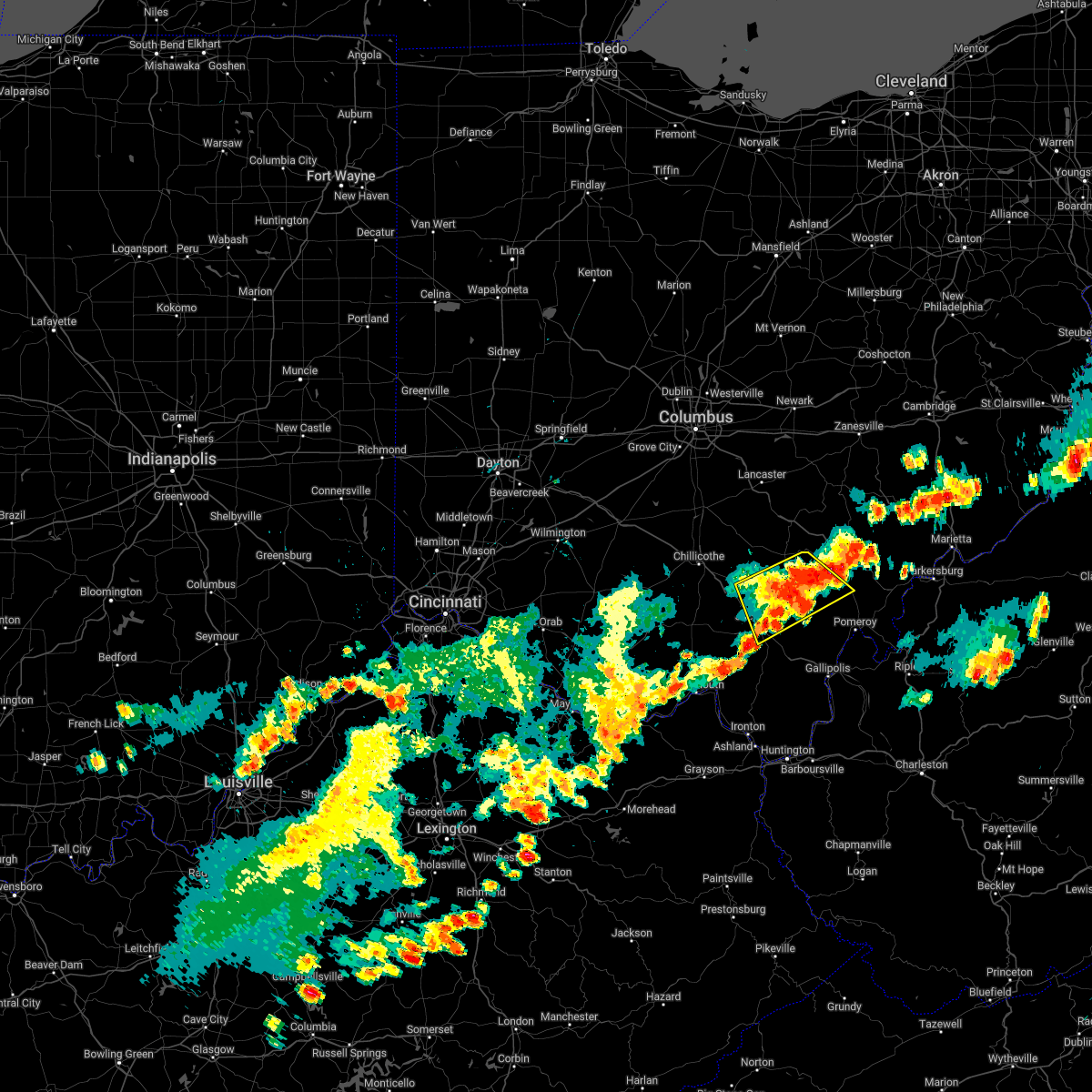 Interactive Hail Maps Hail Map for Hamden, OH