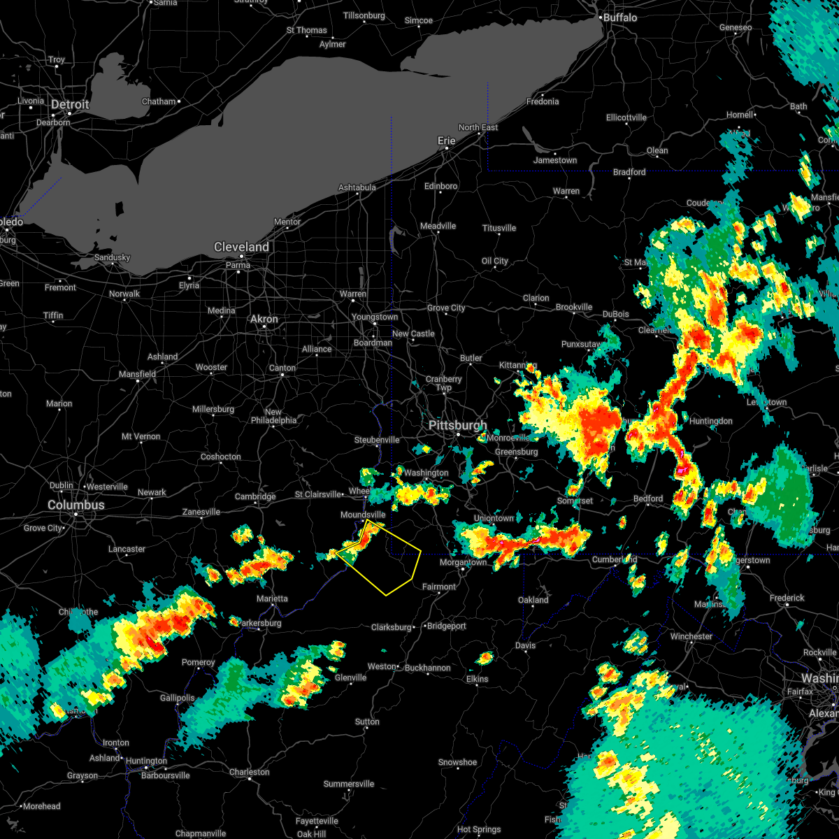 Interactive Hail Maps Hail Map for Hannibal, OH