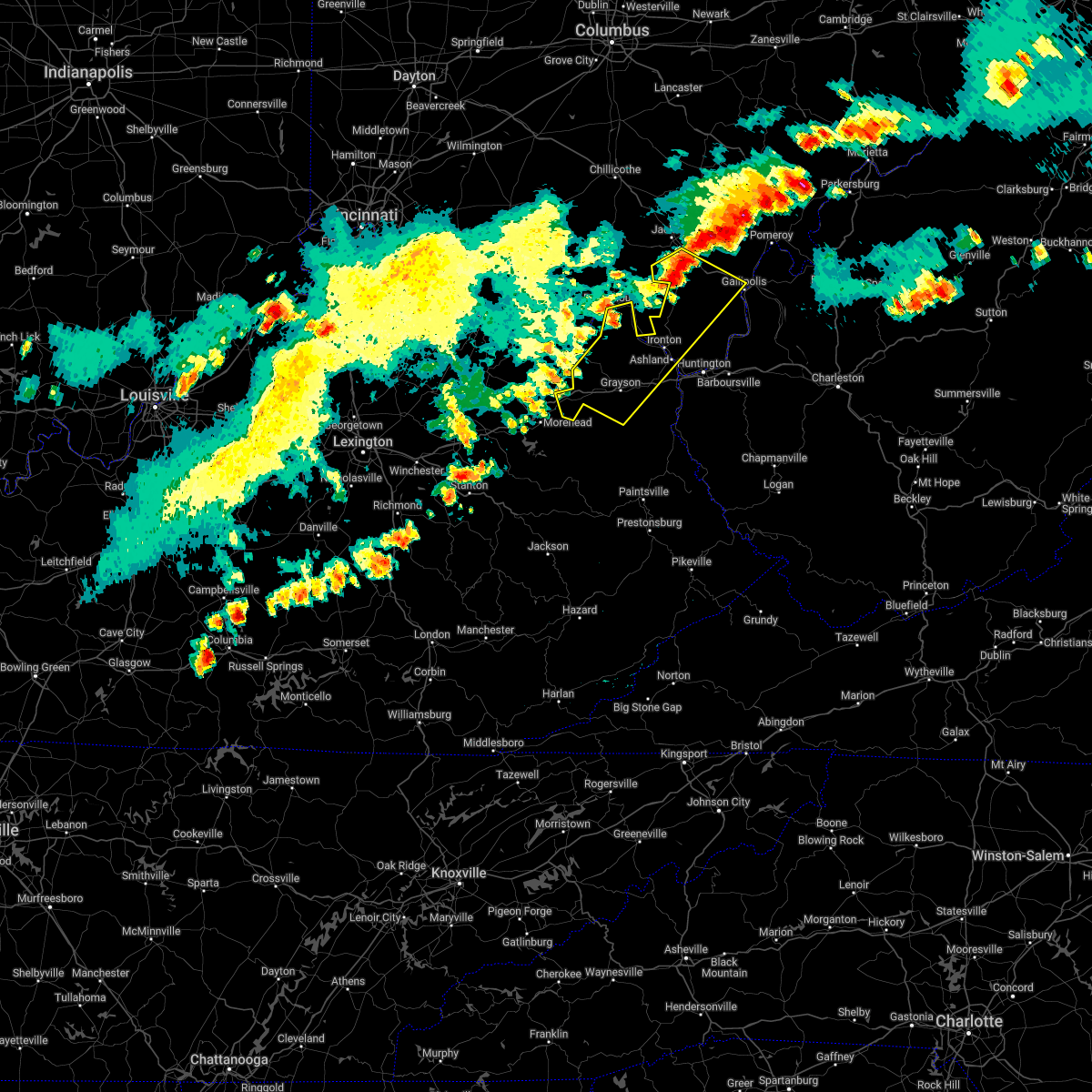 Interactive Hail Maps Hail Map for Franklin Furnace, OH