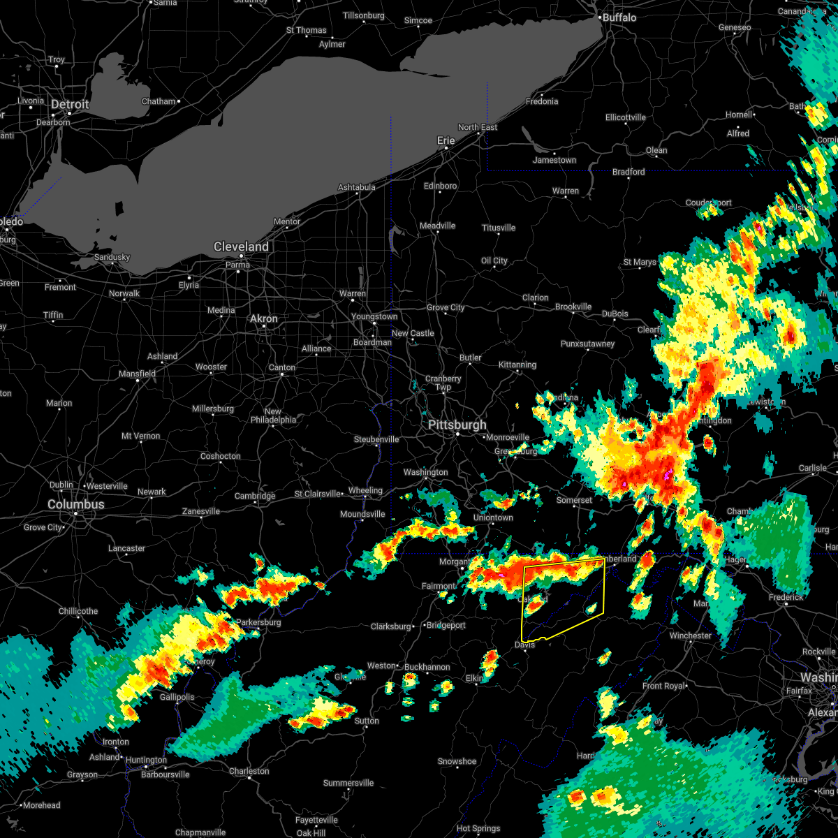 Interactive Hail Maps Hail Map for Oakland, MD