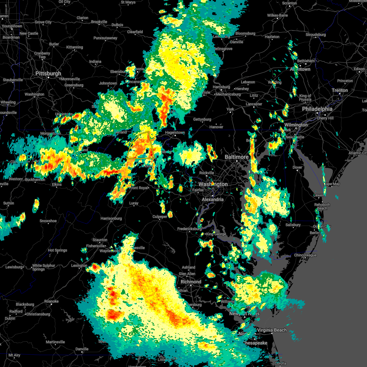 Interactive Hail Maps Hail Map for Little Orleans, MD
