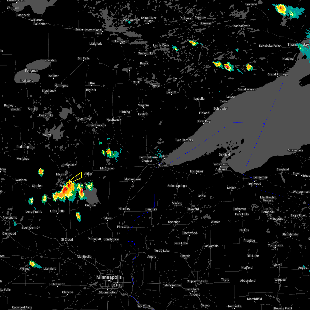 Interactive Hail Maps Hail Map for Crosby, MN