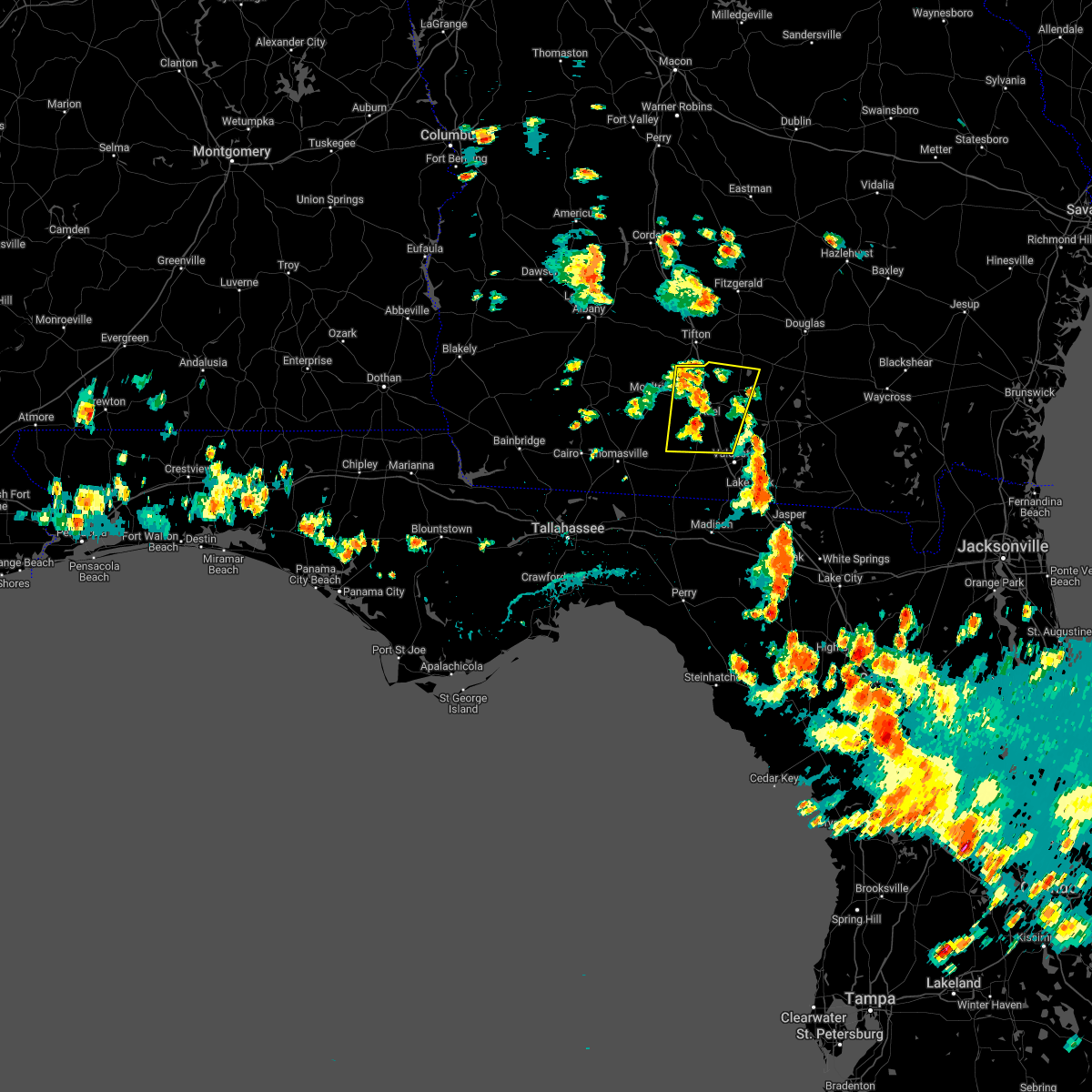 Interactive Hail Maps Hail Map for Omega, GA