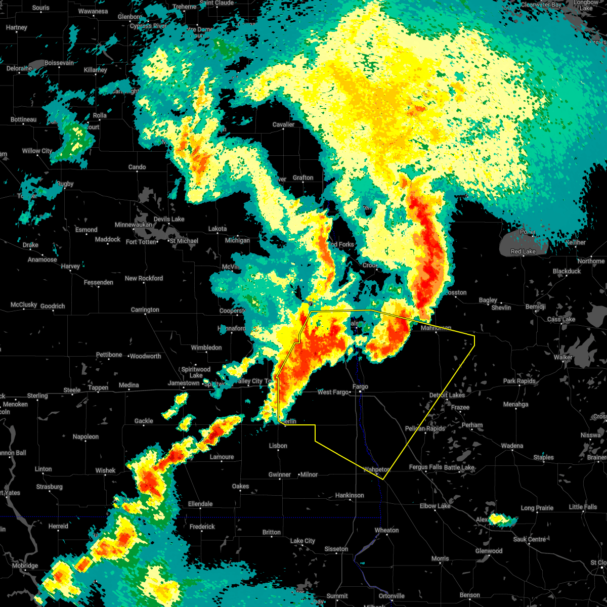 Interactive Hail Maps Hail Map for Mapleton, ND