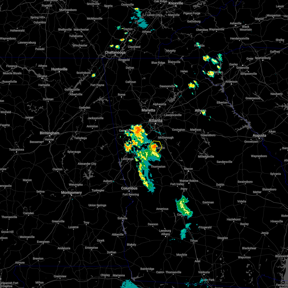 Interactive Hail Maps Hail Map for Hampton, GA
