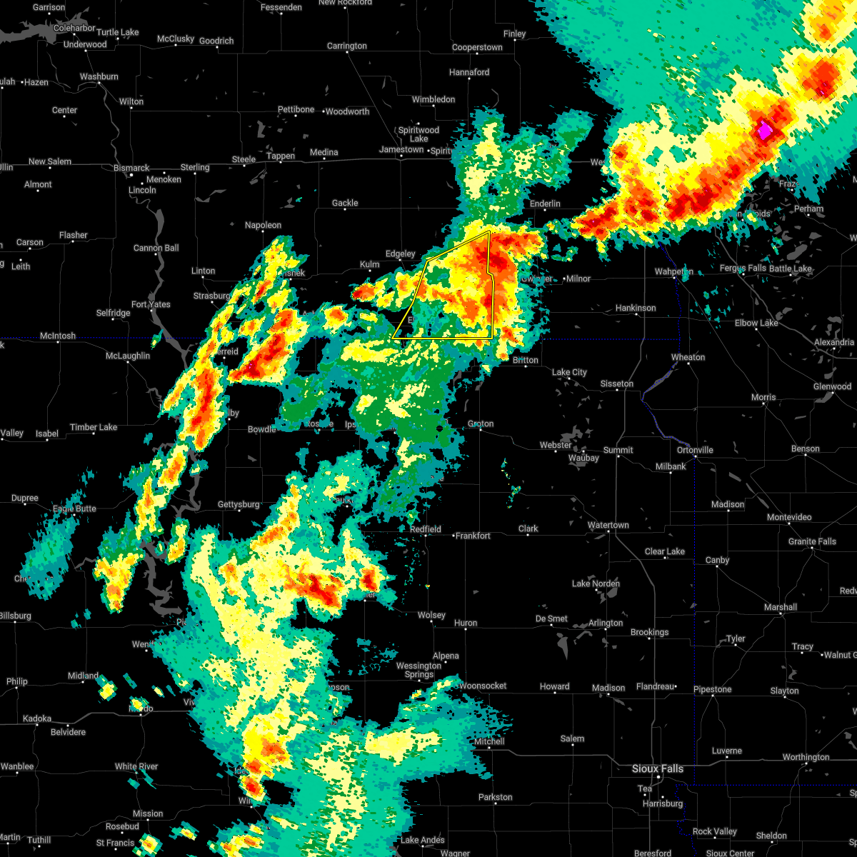 Interactive Hail Maps Hail Map for LaMoure, ND