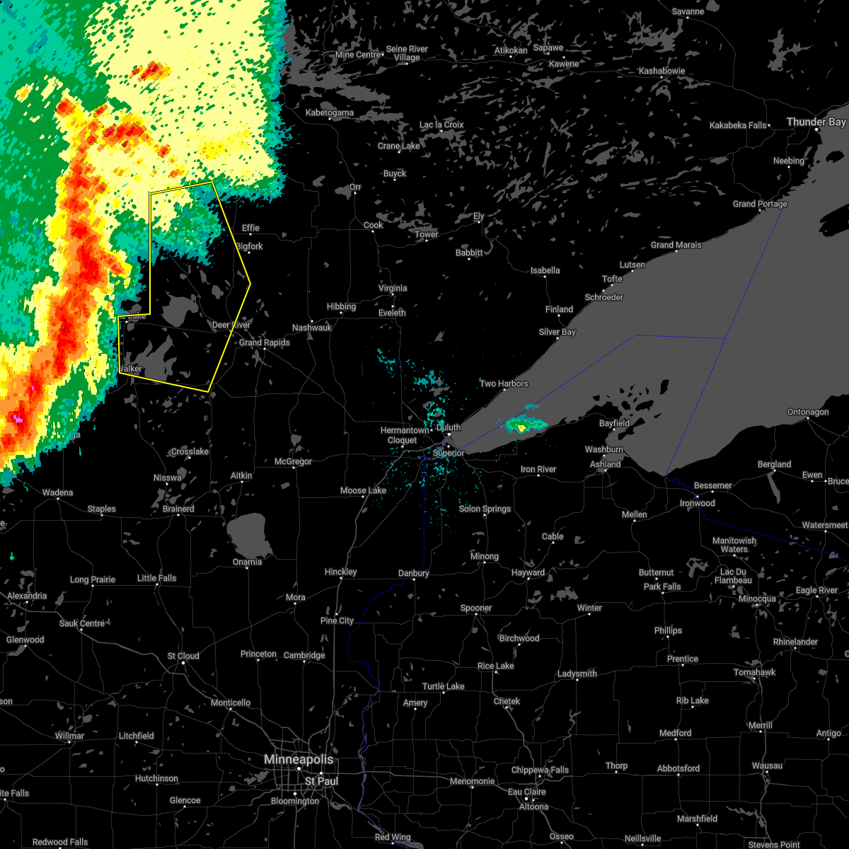 Interactive Hail Maps Hail Map for Cass Lake, MN