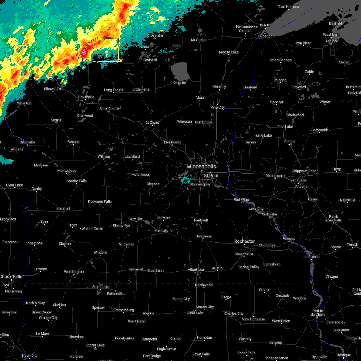 Interactive Hail Maps Hail Map for New York Mills, MN