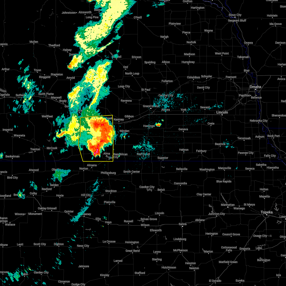 Interactive Hail Maps Hail Map for Alma, NE