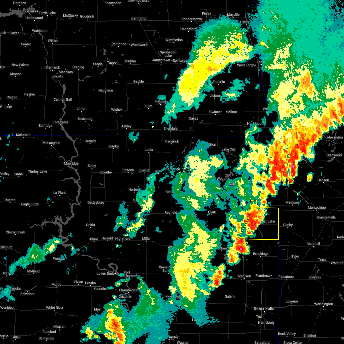 Interactive Hail Maps Hail Map for Lake Norden, SD