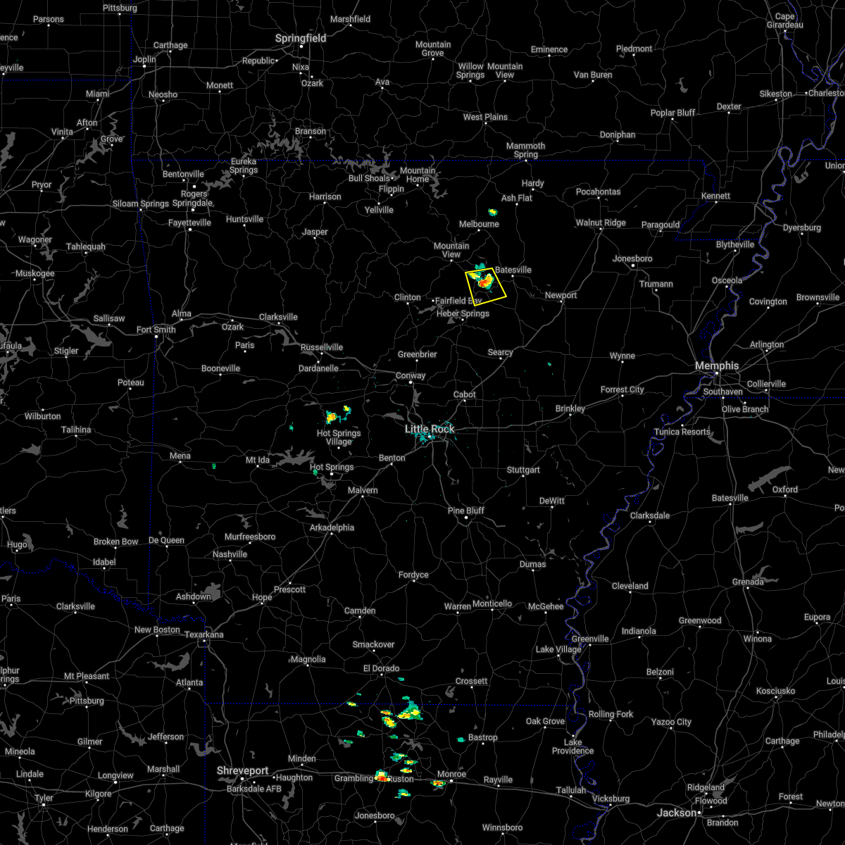 Interactive Hail Maps Hail Map for Concord, AR