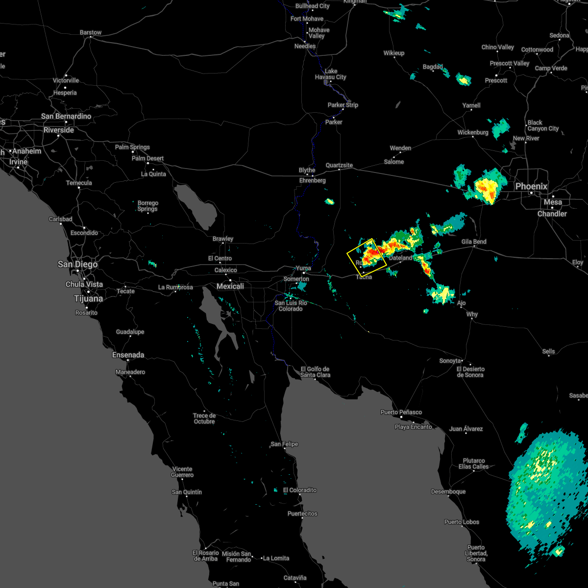 Interactive Hail Maps Hail Map for Tacna, AZ