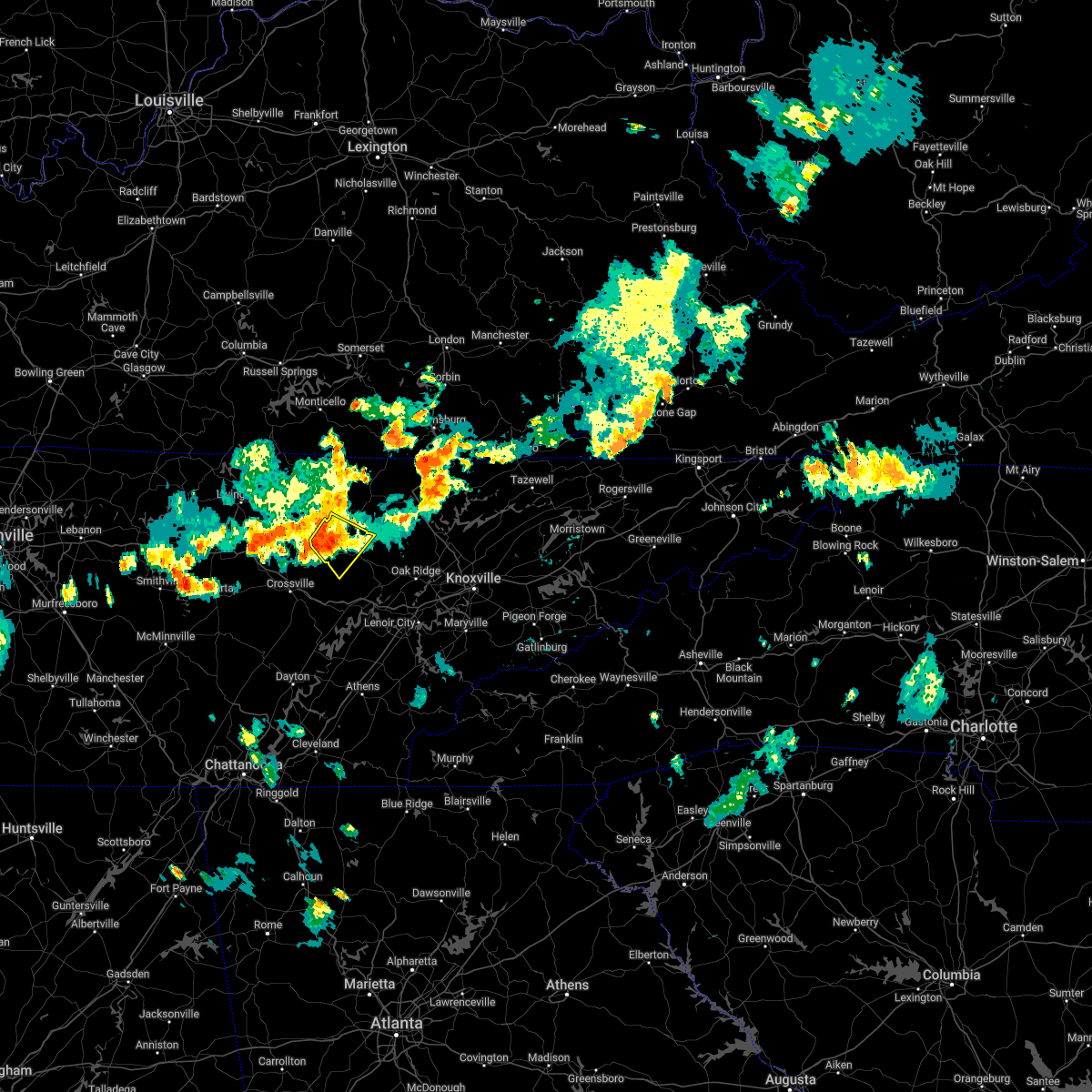 Interactive Hail Maps Hail Map for Sunbright, TN
