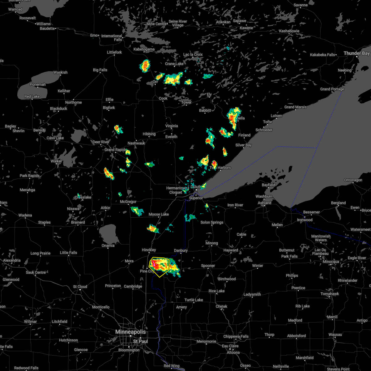 Interactive Hail Maps Hail Map for Grantsburg, WI