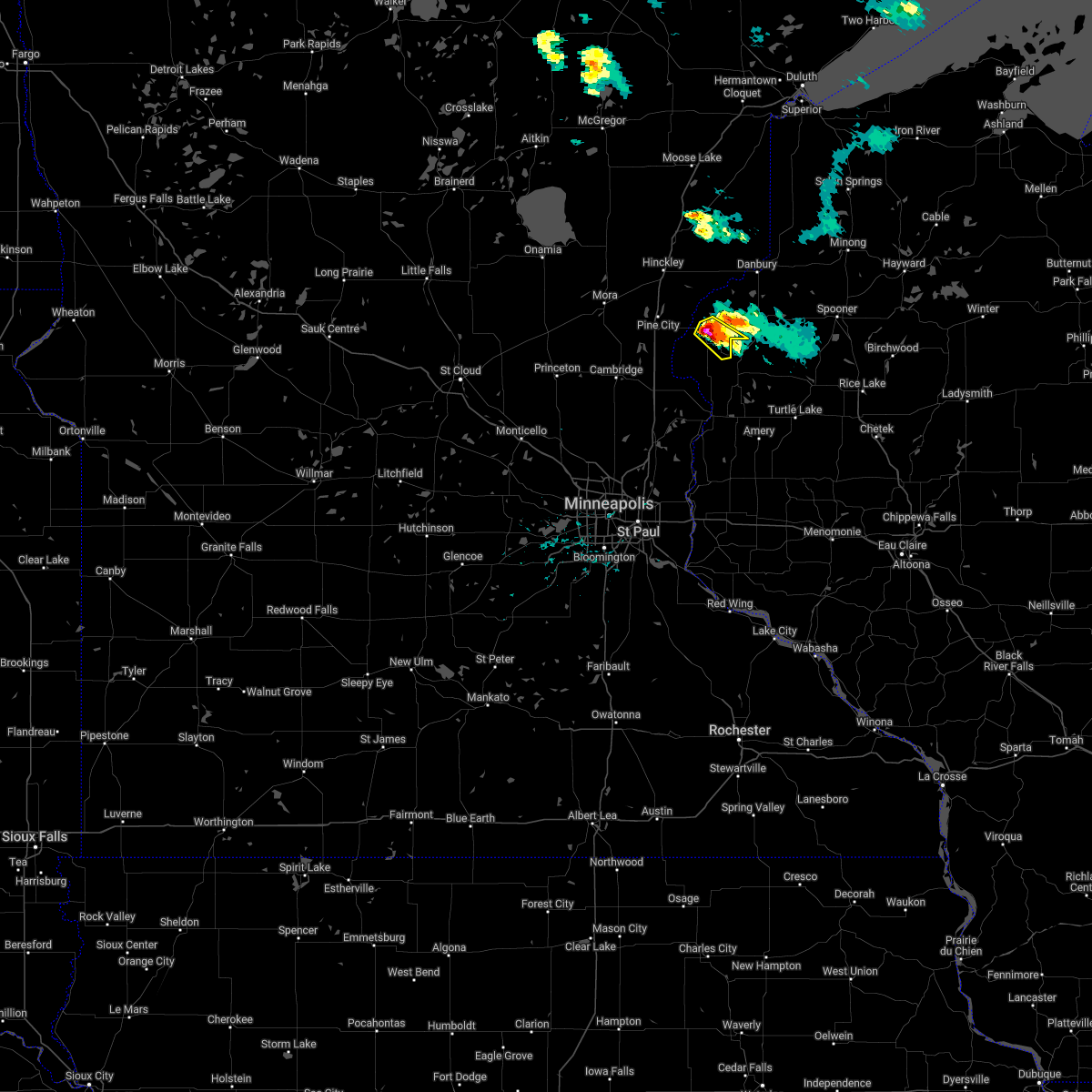 Interactive Hail Maps Hail Map for Grantsburg, WI