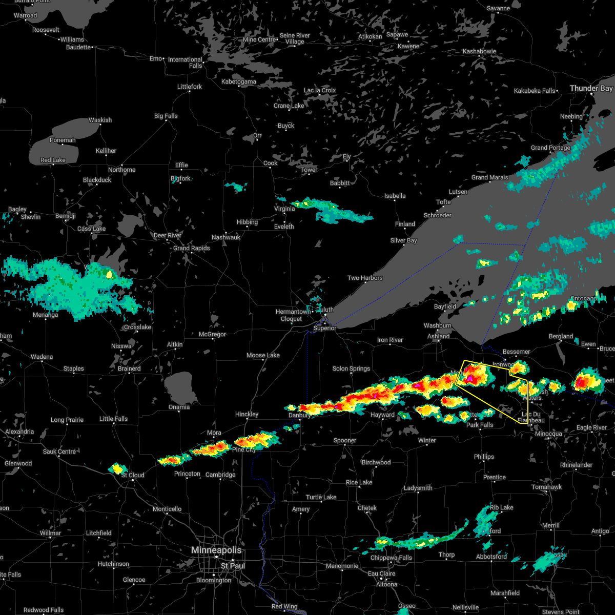 Interactive Hail Maps Hail Map for Lac du Flambeau, WI