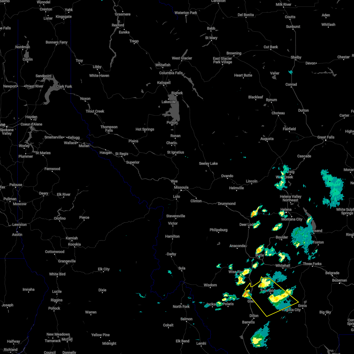 Interactive Hail Maps Hail Map for Twin Bridges, MT