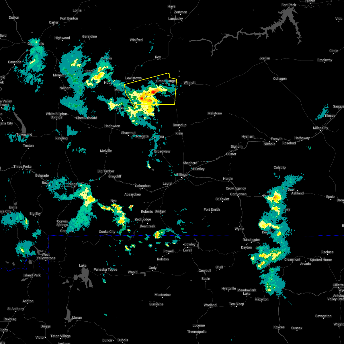 Interactive Hail Maps Hail Map for Lewistown, MT