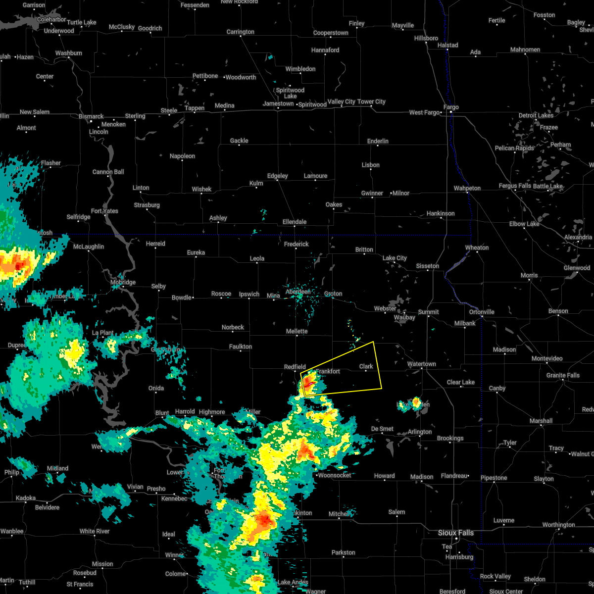 Interactive Hail Maps Hail Map for Raymond, SD
