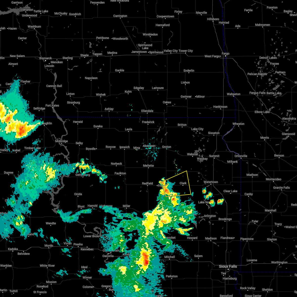 Interactive Hail Maps Hail Map for Doland, SD