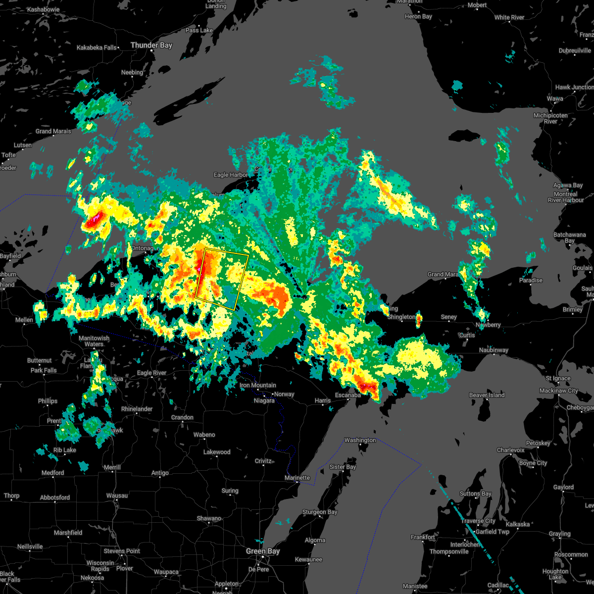 Interactive Hail Maps Hail Map for Baraga, MI