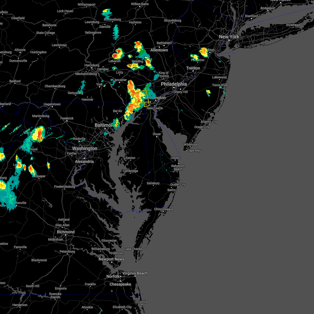 Interactive Hail Maps Hail Map for Avondale, PA